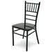 McCourt Manufacturing Chiavari Chair Metal in Black | 36 H x 18.5 W x 17 D in | Wayfair 77203