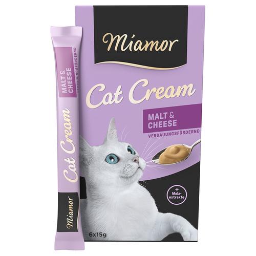 66x15g Malt-Cream & Käse Miamor Katzensnack
