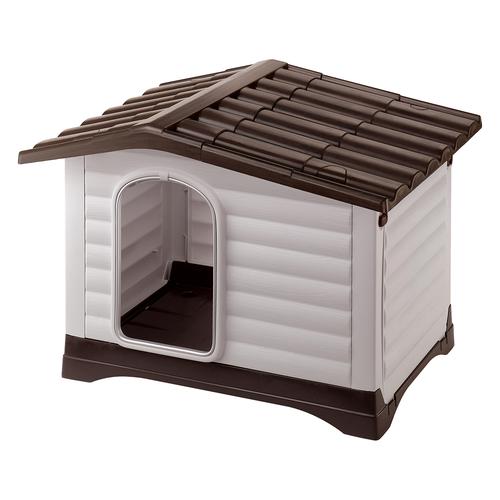 L111xT84xH79cm Ferplast Kunststoffhundehütte Dogvilla 110