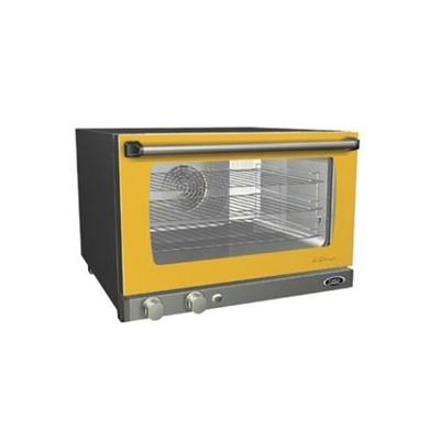 Cadco LineChef Stefania Countertop Convection Oven - Holds (3) 1/2-Size Pans, Stainless, 120v