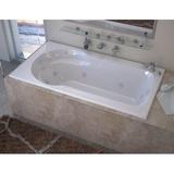 Spa Escapes Grenada 59.13" x 31.5" Rectangular Air & Whirlpool Jetted Bathtub w/ Drain Acrylic in White | 23 H x 59.13 W in | Wayfair WF3260ZDL