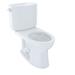 TOTO Drake® 1.28 GPF (Water Efficient) Elongated Two-Piece Toilet w/ High Efficiency Flush (Seat Not Included), | Wayfair CST454CEFG#01