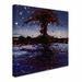 Trademark Fine Art "Lake Tree" by Roderick Stevens Graphic Art on Wrapped Canvas Canvas | 24 H x 24 W x 2 D in | Wayfair RS906-C2424GG