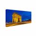 Trademark Fine Art "Arc de Triomphe" by Mathieu Rivrin Photographic Print on Wrapped Canvas Metal | 16 H x 32 W x 2 D in | Wayfair RV0003-C1632GG