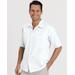 Blair John Blair Short-Sleeve Guayabera Shirt - White - SML