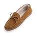 Blair John Blair Suede Moccasin Slippers - Tan - 14 - Medium