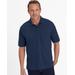 Blair Men's John Blair Short-Sleeve Piqué Knit Polo - Blue - LGE