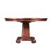 Theodore Alexander Castle Bromwich 54" L Pedestal Dining Table Wood in Brown/Red | 30.25 H x 54 W x 54 D in | Wayfair CB54021