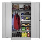 Tennsco Corp. Standard 72"H x 36"W x 18"D 2 Door Storage Cabinet in Gray | 72 H x 36 W x 18 D in | Wayfair 7214-53