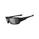 Oakley Fives Squared Mens Sunglasses Polished Black Frame Grey Lens OO9238-04