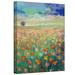 ArtWall 'Dancing Poppies' by Michael Creese Painting Print on Wrapped Canvas in White | 48 H x 36 W x 2 D in | Wayfair Creese-009-48x36-w