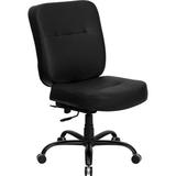 Hercules Big and Tall Leather Office Task Chair, Black (holds up to 500 lbs) screenshot. Chairs directory of Office Furniture.