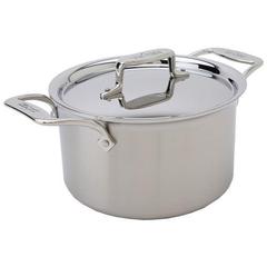 All-Clad d5 Brushed 4-Quart Soup Pot Individual Pieces Cookware - Brushed SS