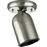 Progress Lighting 50w Brushed Nickel Round Back Ceiling Mount Directional (5" x 5") Metal | 5 H x 5 W x 6.5 D in | Wayfair P6147-09