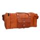 Gusti Travel Bag Leather - Harvey Brown Weekender Women Men's Sports Bag Hand Luggage