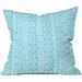 Deny Designs Hadley Hutton Floral Tribe Indoor/Outdoor Throw Pillow Polyester/Polyfill blend | 20 H x 20 W x 6 D in | Wayfair 51227-othrp20