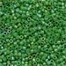 Miyuki Delica Seed Beads 11/0 - Opaque Green AB DB163 7.2 Grams