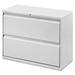 Lorell Fortress 2-Drawer Lateral Filing Cabinet Metal/Steel in Gray | 28 H x 42 W x 18.63 D in | Wayfair 60439