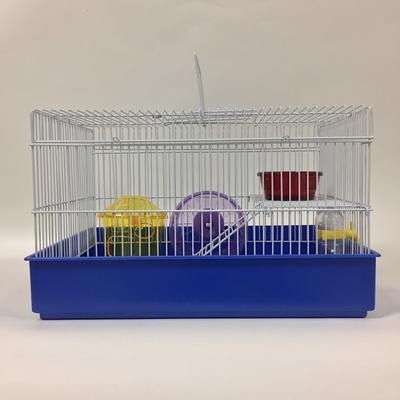YML 2 Level Blue Hamster Cage, 15" L X 11" W X 9.5" H