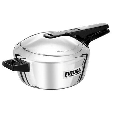 Futura 5.81 Qt. Pressure Cooker Stainless Steel in...