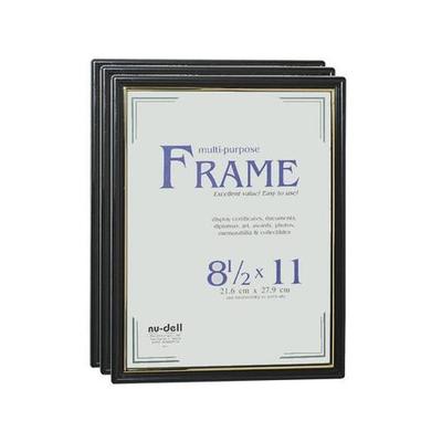 Nu-Dell Document Plastic Picture Frame (Set of 3) NUD11888