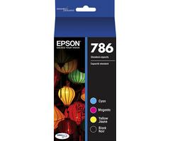 Epson DURABrite Ink Jet Cartridges 4-Pack T786120-BCS - Black/Cyan/Magenta/Yellow