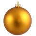 Vickerman 34875 - 3" Antique Gold Matte Ball Christmas Tree Ornament (12 pack) (N590830DMV)