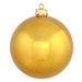 Vickerman 35464 - 12" Antique Gold Shiny Ball Christmas Tree Ornament (N593030DSV)