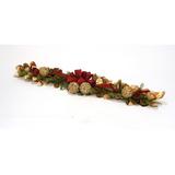 Distinctive Designs 5' Over The Top Sequined Laurel Leaf & Cedar Garland | 7 H x 58 W x 10 D in | Wayfair XA-136B