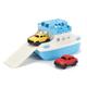 Green Toys 8601038 Fährschiff mit 2 Mini-Autos, Badewannenspielzeug, Spielboot, nachhaltiges Badespielzeug für Kinder ab 3 Jahren