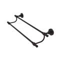 Allied Brass Retro Wave Double Wall Mounted Towel Bar Metal in Brown | 5 H x 7 D in | Wayfair RW-72/30-VB