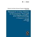 Research in the History of Economic Thought and Methodology: A Research Annual (Hardcover)