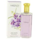 Yardley London April Violets Eau De Toilette Spray for Women 4.2 oz