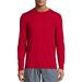 Hanes Men's and Big Men's Cool Dri Performance Long Sleeve T-Shirt (50+ UPF), Up to Size 3XL