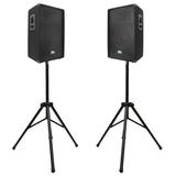 Bundle SA-15T Pair of 15 Inch PA Speaker Cabinets