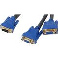 C2G 29610 Ultima One HD15 VGA Male to Two HD15 VGA Female SXGA Monitor Y-Cable Black (1 Feet 0.3 Meters)