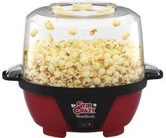 West Bend Stir Crazy 6-Quart Corn Popper - Red/Black - 82505