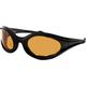 Bobster Foamerz Sunglasses Black Frame/Amber Lens