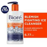 Biore 2% Salicylic Acid Blemish-Fighting Ice Cleanser Acne Treatment 6.77 fl oz (HSA/FSA Approved)