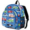 Wildkin Heroes Blue 12 Inch Insulated Front Pocket Kids Backpack