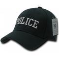 RapDom Police Text FitAll Flex Mens Cap [Black - S/M]