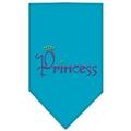 Princess Rhinestone Bandana Turquoise Large