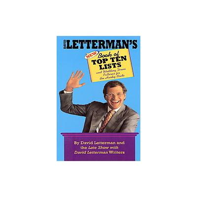 David Letterman's Book of Top Ten Lists by David Letterman (Paperback - Reprint)