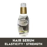 OGX Coconut Milk Moisturizing Strength & Shine Leave-In Treatment Hair Serum 4 fl oz