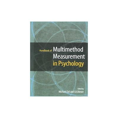 Handbook of Multimethod Measurement in Psychology by Ed Diener (Hardcover - Amer Psychological Assn)