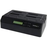 StarTech SATDOCK4U3RE 4 Bay USB 3.0 eSATA to SATA Standalone 1:3 HDD Hard Drive Duplicator Dock