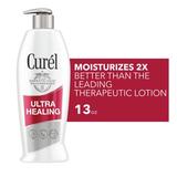 Curel Ultra Healing Intensive Fragrance-Free Lotion For Extra-Dry Skin Dermatologist Recommended Ideal for Sensitive Skin Cruelty Free Paraben Free 13 Oz