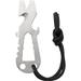 Key Chain Pry Tool with Seatbelt Cutter