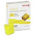 Xerox 108R00952 ColorQube 8870 Series 17300 Page Yield Solid Ink Sticks - Yellow (6/Box)