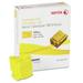 Xerox 108R00952 ColorQube 8870 Series 17300 Page Yield Solid Ink Sticks - Yellow (6/Box)